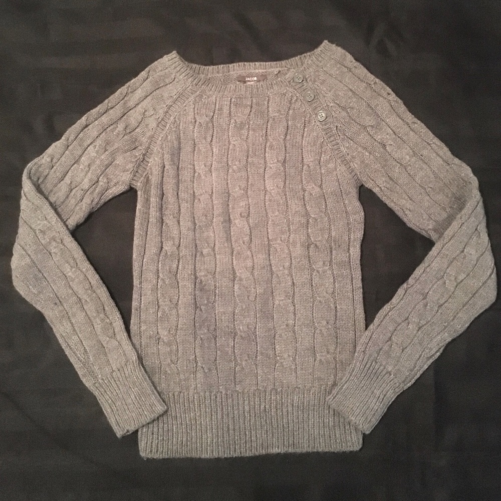 Jacob Round Neck Cable Sweater, size extra small